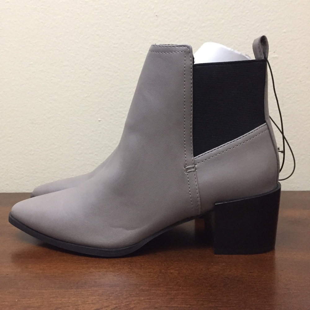 H&M Faux Leather Ankle Boots